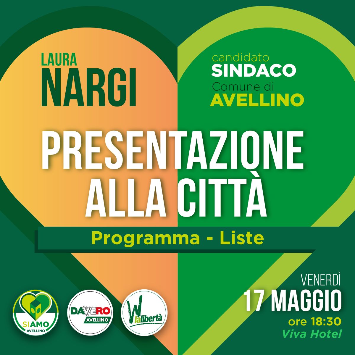  Presentazione alla città del programma e della coalizione civica a sostegno di Laura Nargi